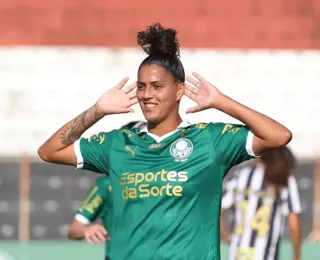 No Brasileirão feminino, Palmeiras goleia Santos por 6x0