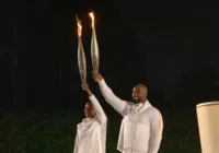 Paris 2024: Teddy Riner e Marie-José Pérec acendem pira olímpica
