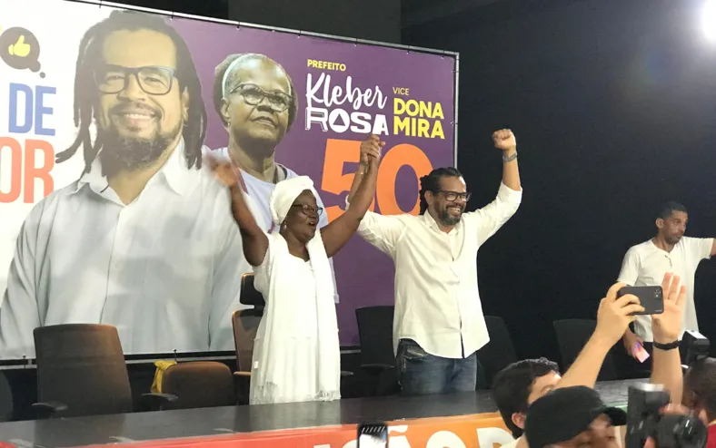 Kleber Rosa oficializa candidatura a prefeito de Salvador - Imagem